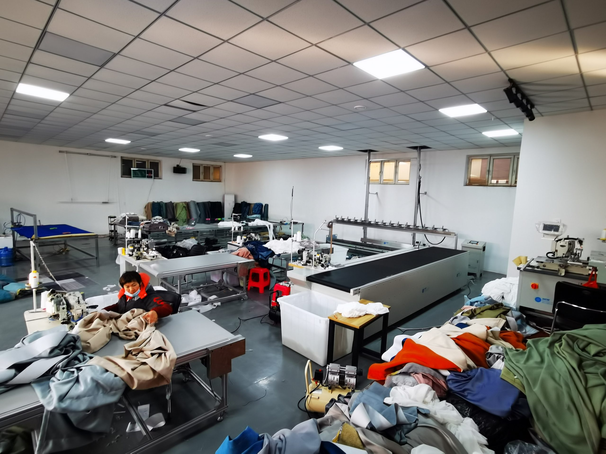 Curtain Machine Installation in Langfang, Hebei HCW Automated Curtain