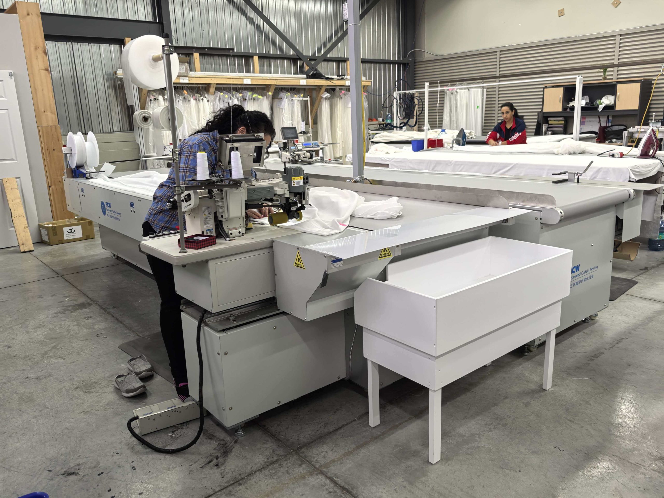 Successful Installation of Pleating, Cutting and Hemming Machines in ...